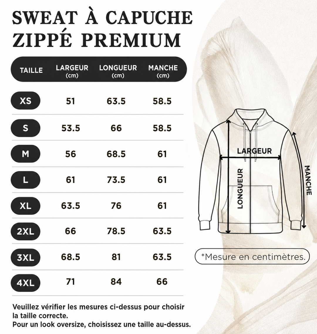 Sweat à capuche Entièrement Zippé Brodé Personnalisé avec le Prénom de votre Enfant,Cadeau Famille