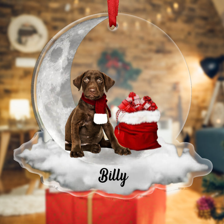 Ornements de Noël  en Acrylique avec Photo Personnalisée