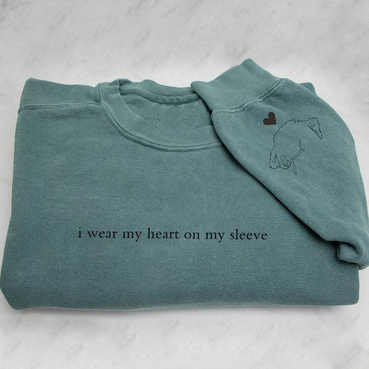 sweat-shirt en polaire Personnalisé Avec Dessin de Contour d’oreilles d’animaux