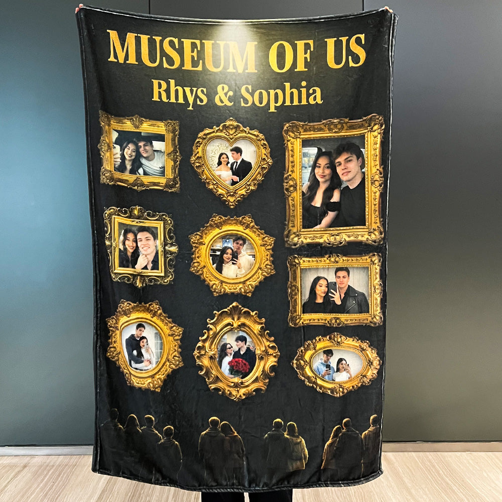 Couverture photo personnalisée du Musée des États-Unis, cadeau pour couples