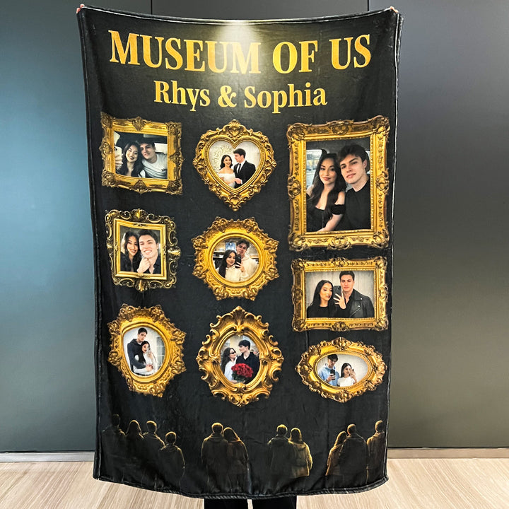 Couverture photo personnalisée du Musée des États-Unis, cadeau pour couples