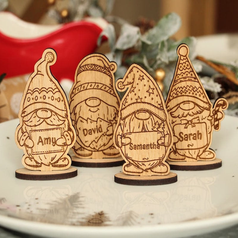 Décorations de table personnalisées de Noël