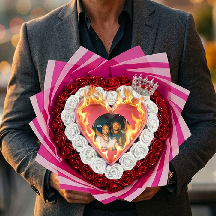 Roses scintillantes éternelles - Édition à brûler