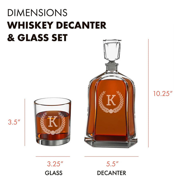 Coffret cadeau en bois personnalisé pour whisky – Cadeau bar à domicile