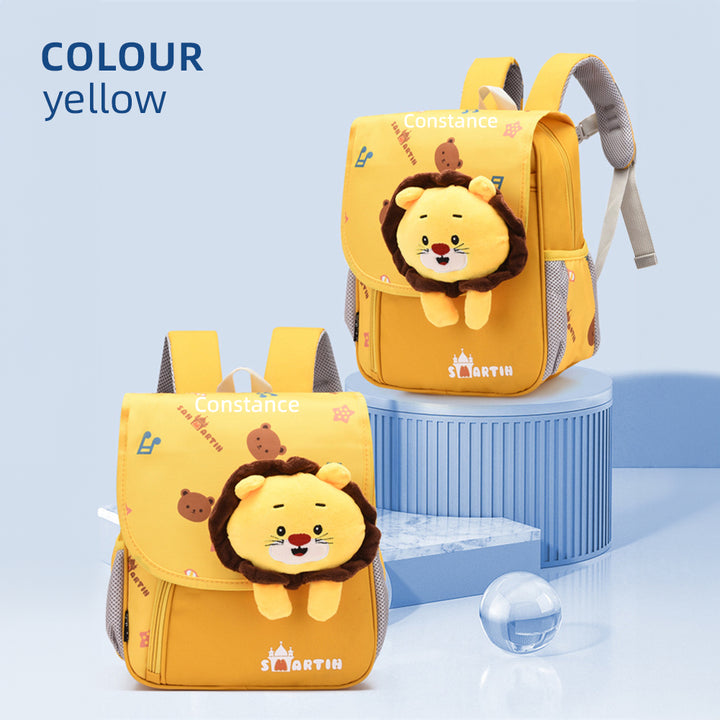 Cartable Sac à Dos Lion pour Enfant 1 Prénom Personnalisé Sac maternelle