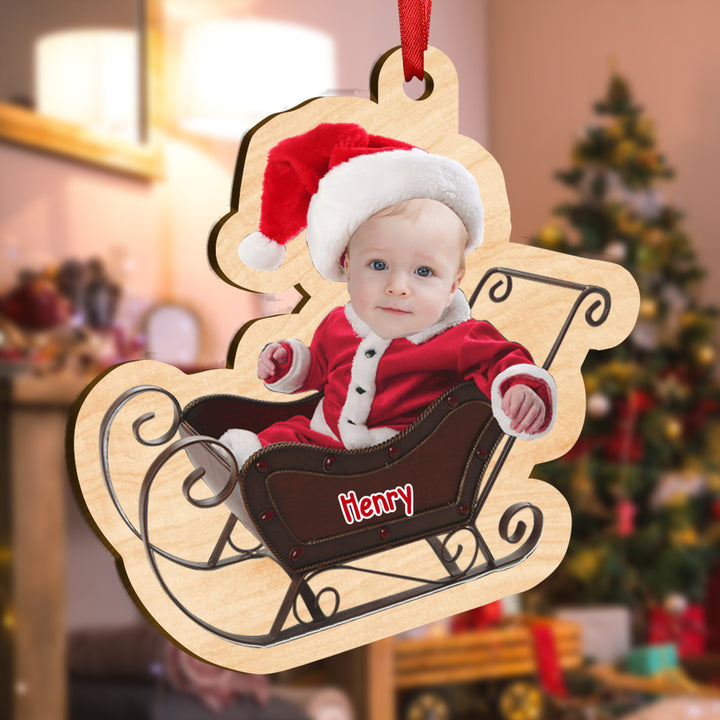 Décorations de Noël en bois personnalisées pour enfants