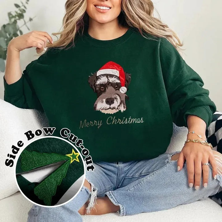 Sweat-shirt personnalisé à la mode avec nœud latéral et paillettes