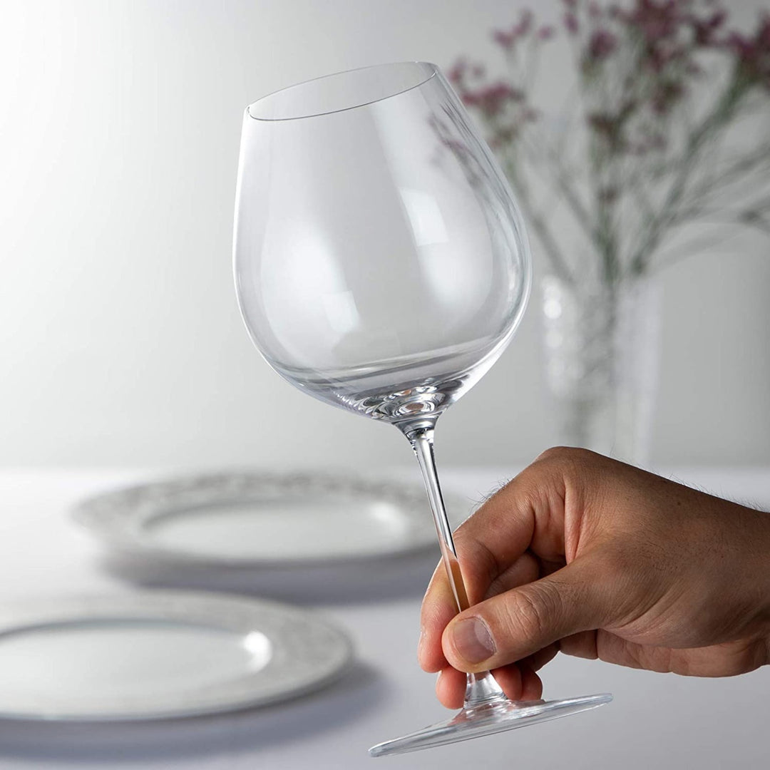 Coffret de verres à vin de Bourgogne avec gravure personnalisée - lot de 2