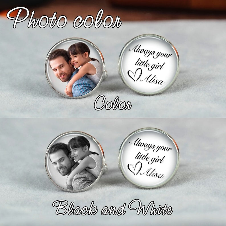 Boutons de manchette personnalisés, boutons de manchette de mariage