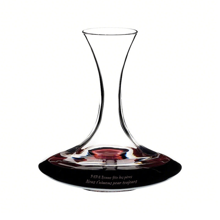 Carafe à vin à ouverture plate personnalisable-1500ML