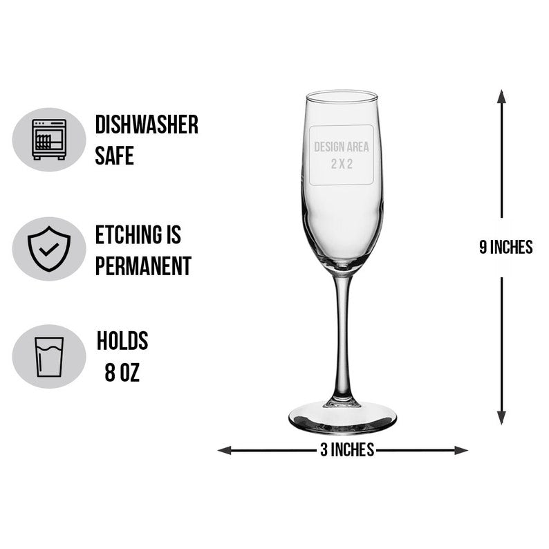 Coffret cadeau flûte à champagne, ensemble de flûtes à champagne personnalisées pour couples