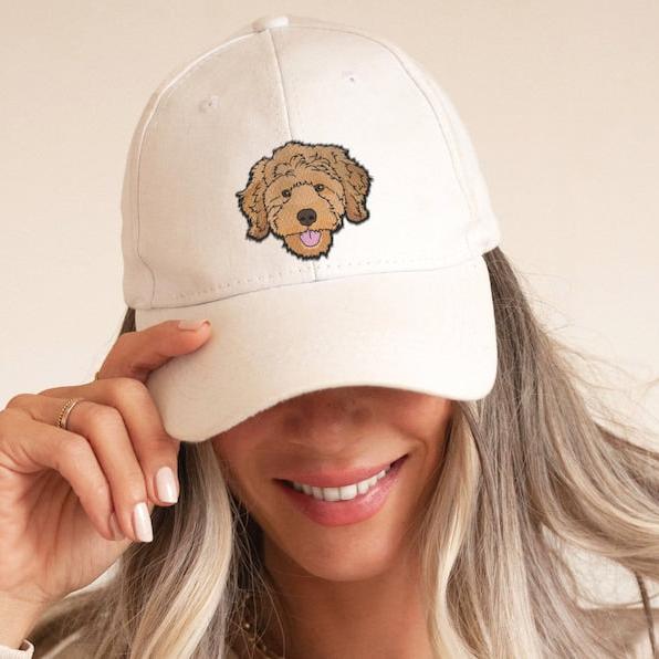 Chapeau pour animaux de compagnie brodé personnalisé