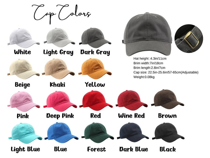 Chapeau Brodé Photo Portrait Contour Personnalisé Pour PAPA