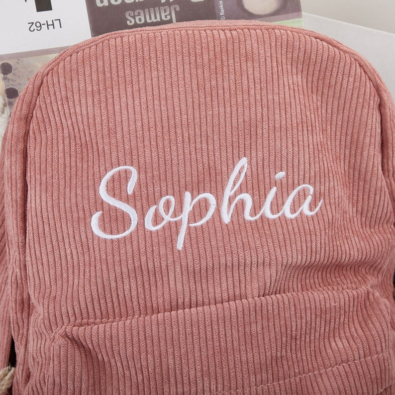 Sac à dos personnalisé pour bébé - Sac à dos monogramme pour tout-petit - Sac à dos en toile personnalisé