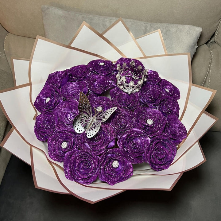 Bouquet de roses scintillantes - Cadeau d'anniversaire 🔥