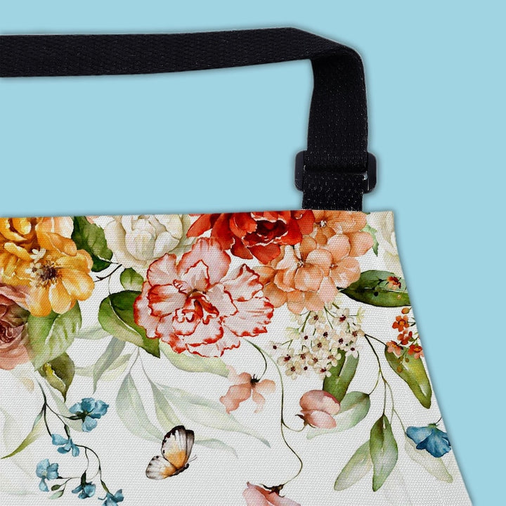 Tablier personnalisable maman et enfant se tenant la main, cadeau tablier personnalisé pour maman/grand-mère