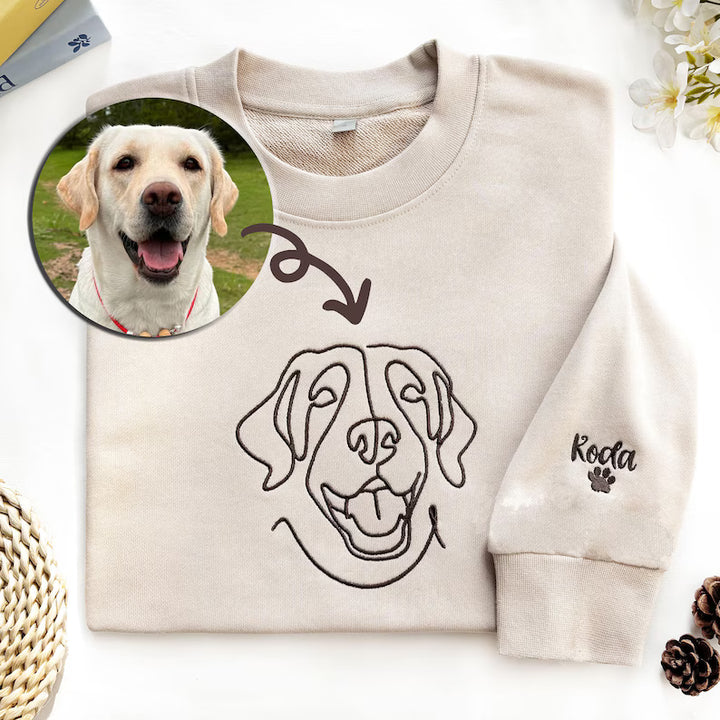 T-shirt ou Sweatshirt brodé personnalisé pour des animaux de compagnie