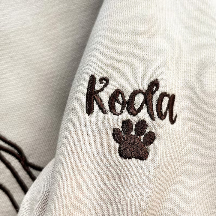 T-shirt ou Sweatshirt brodé personnalisé pour des animaux de compagnie