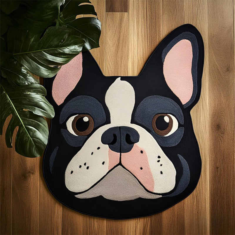 Tapis personnalisé en forme de portrait d’animal de compagnie