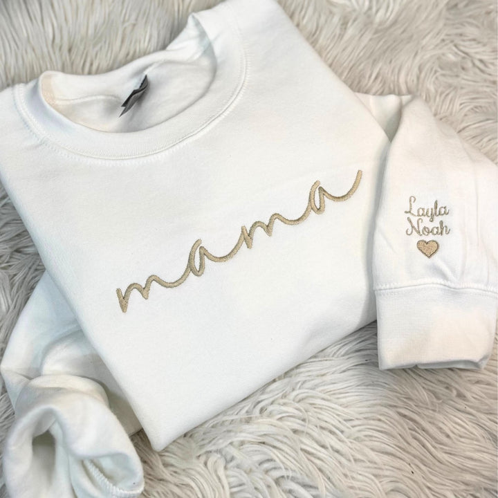 Sweatshirt Brodé pour maman- Cadeau Parfait pour la Fête des Mères