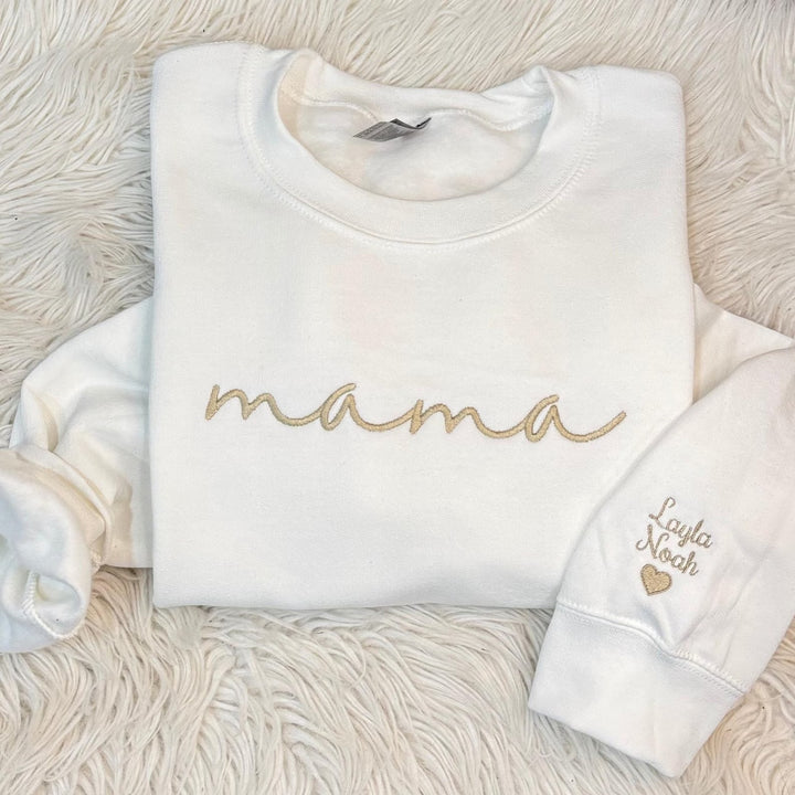 Sweatshirt Brodé pour maman- Cadeau Parfait pour la Fête des Mères