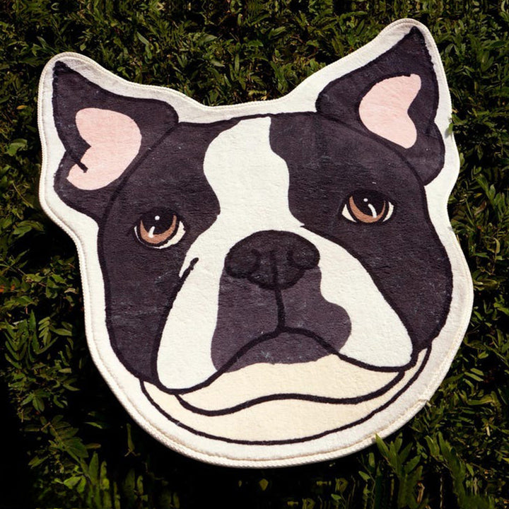 Tapis personnalisé en forme de portrait d’animal de compagnie
