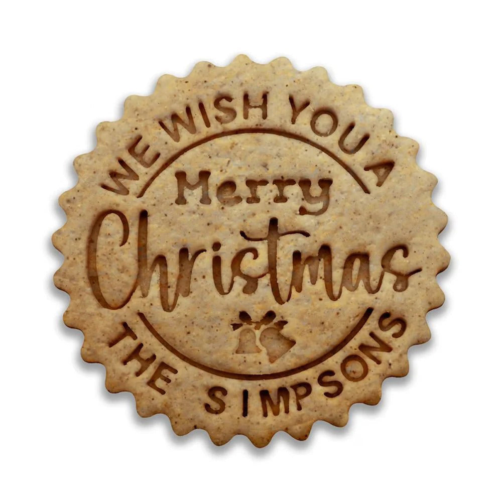 Ensemble de tampons à biscuits de Noël personnalisés avec nom de famille personnalisé, cadeau de pâtisserie pour les fêtes