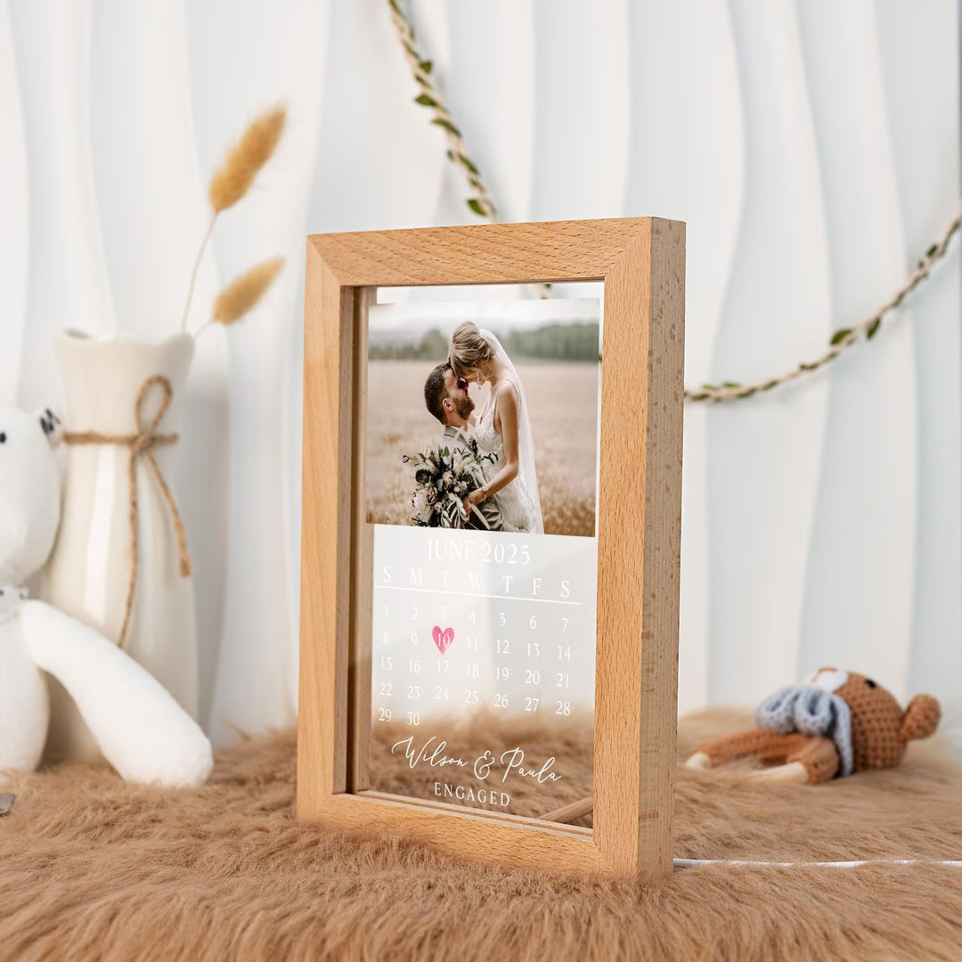 Lampe LED personnalisée pour photo de couple, cadeau d'anniversaire