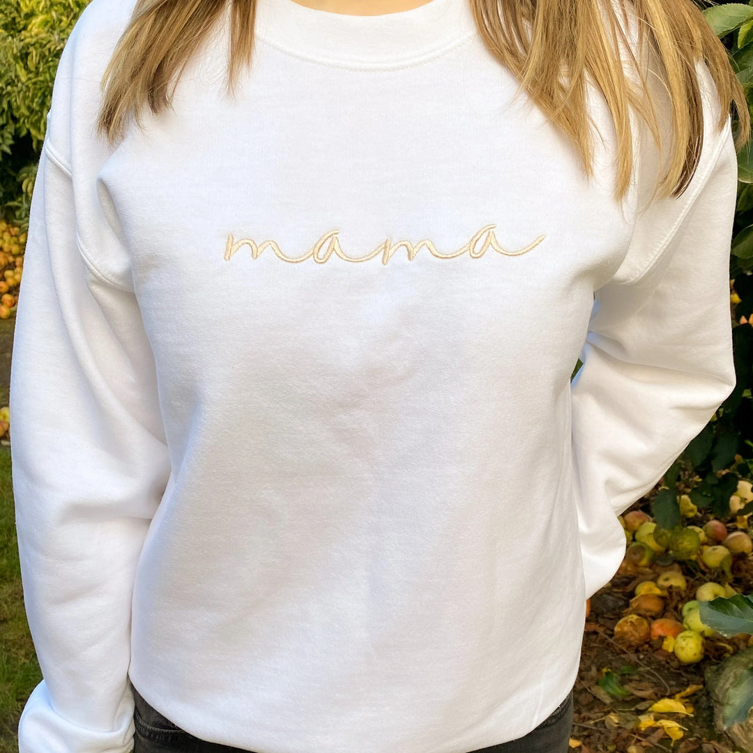 Sweatshirt Brodé pour maman- Cadeau Parfait pour la Fête des Mères