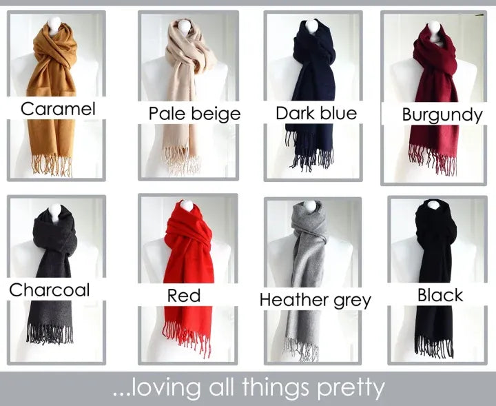 Écharpe de luxe brodée personnalisée