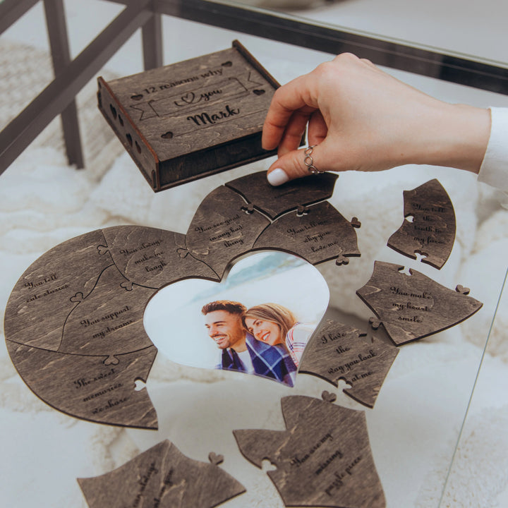 12 raisons pour lesquelles j'adore les cadeaux de Saint-Valentin sous forme de puzzles.