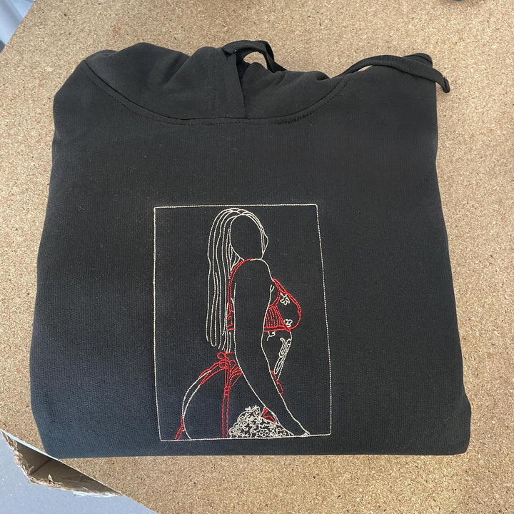 2025 Sweat-shirt brodé personnalisé pour couple – Cadeaux de la Saint-Valentin💓