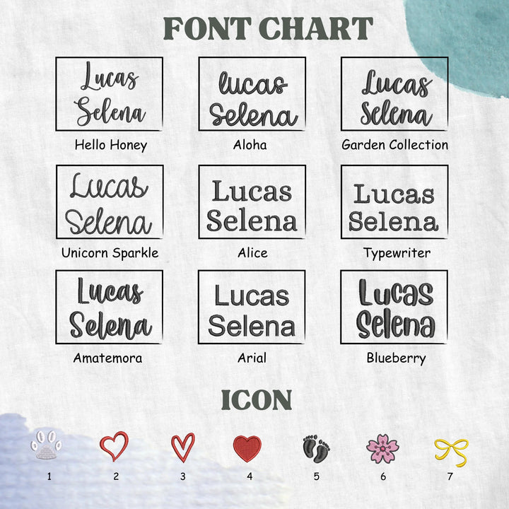 Sweat-shirt avec broderie portrait maman et enfants et options de couronne de fleurs