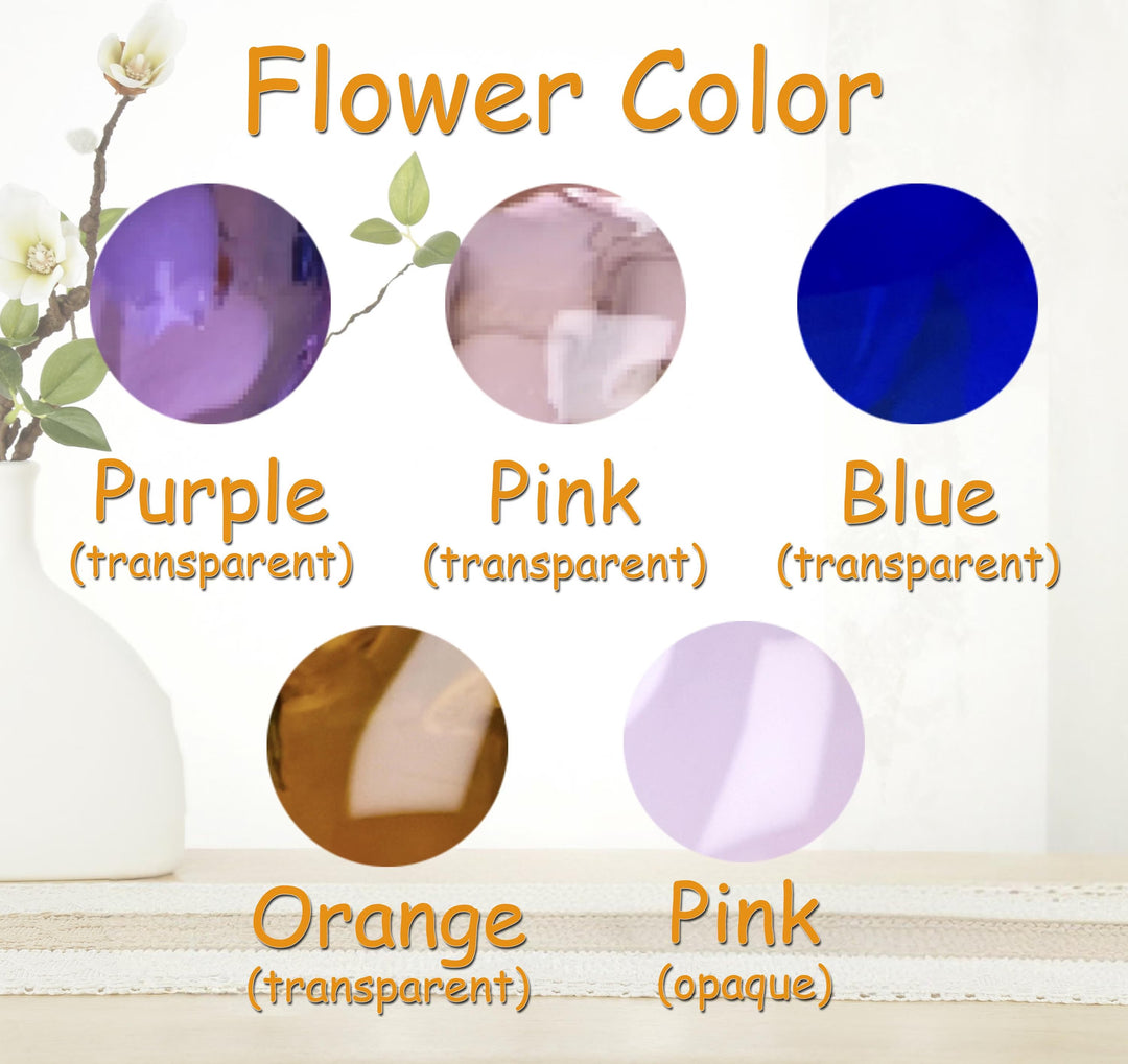 Tulipes éternelles en verre, Cadeau floral pour maman, Cadeaux pour la fête des Mères