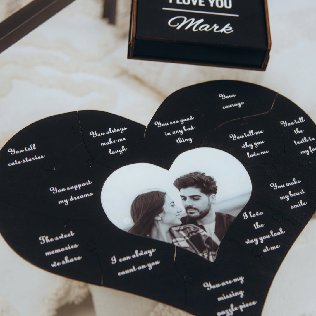 12 raisons pour lesquelles j'adore les cadeaux de Saint-Valentin sous forme de puzzles.