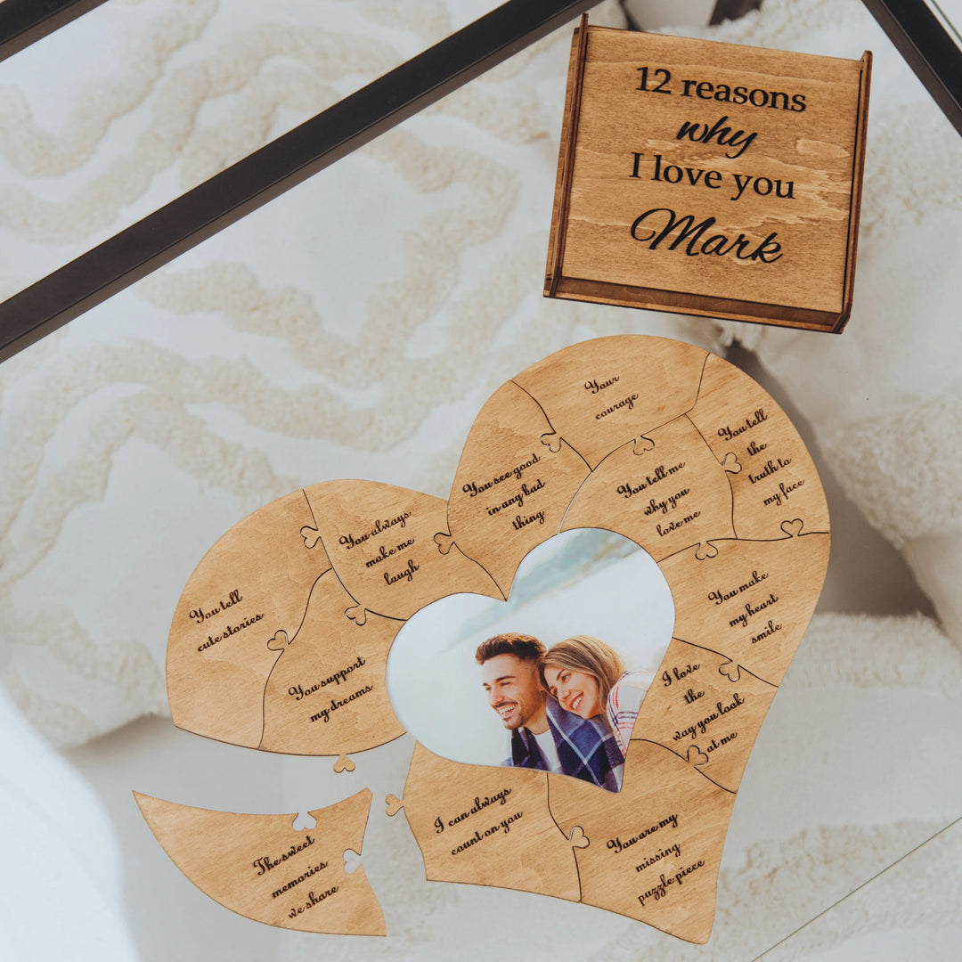 12 raisons pour lesquelles j'adore les cadeaux de Saint-Valentin sous forme de puzzles.