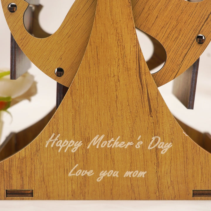 Cadeau photo de grande roue en bois, parfait pour la famille, les couples ou les cadeaux de vacances
