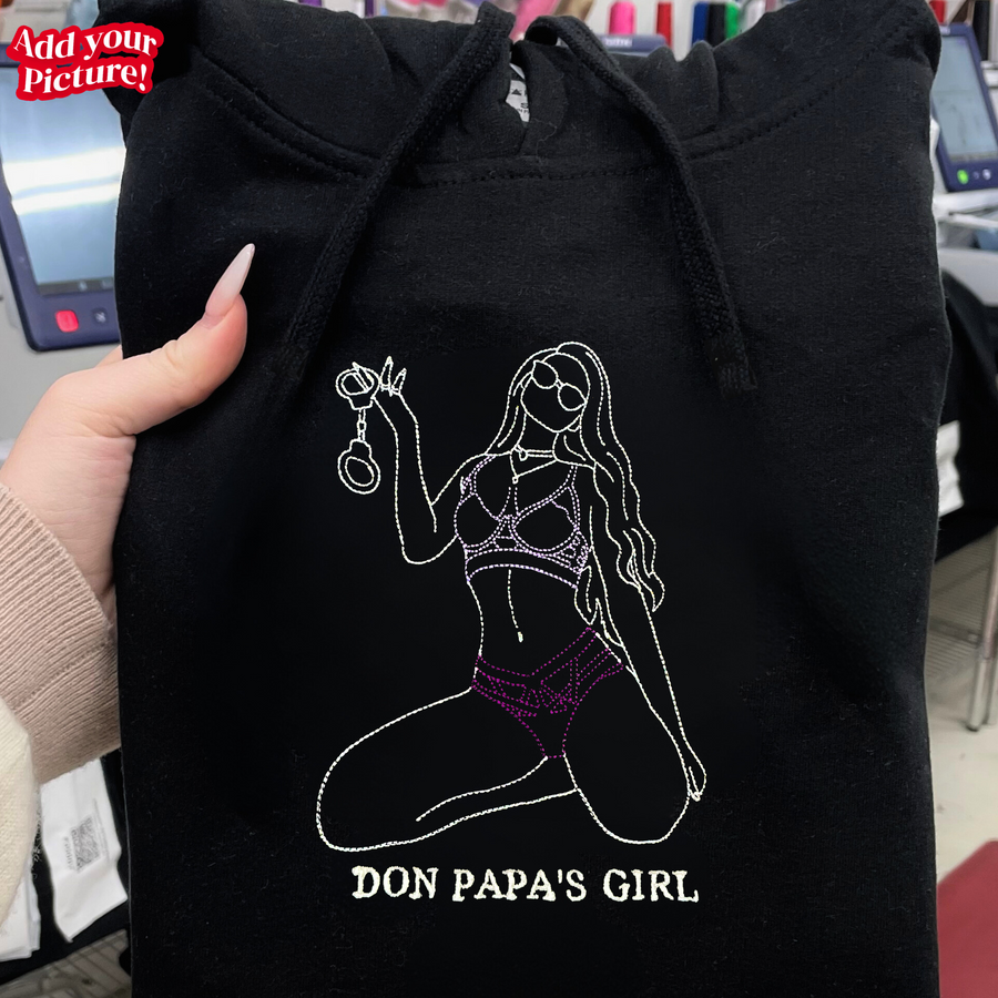 Sweat-shirt brodé personnalisé – Cadeau portrait sexy personnalisé pour lui 💕🔥
