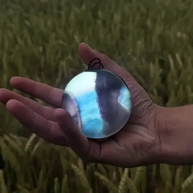 Boule Cristalline Personnalisée avec Écran Vidéo Intégré