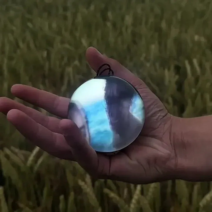 Boule Cristalline Personnalisée avec Écran Vidéo Intégré