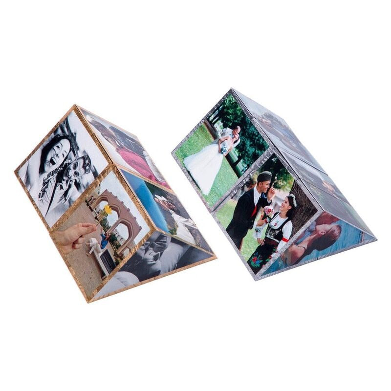 Cubo fotografico personalizzato, divertente regalo di Natale per le coppie