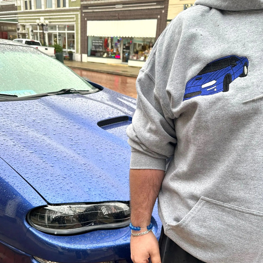 2026 Sweat-shirt brodé de voiture personnalisé