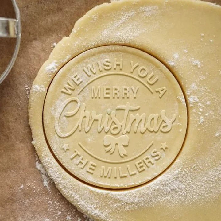 Tampon à biscuits acrylique de Noël personnalisé