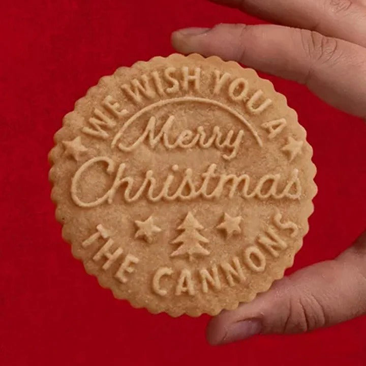 Tampon à biscuits acrylique de Noël personnalisé
