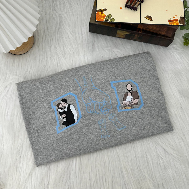 T-shirts et sweats imprimés avec des motifs de poings et des portraits : le cadeau idéal pour papa.