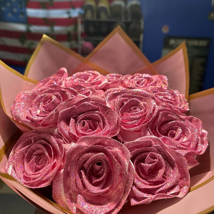 2025 Bouquet de roses scintillantes - Cadeau d'anniversaire 🔥(Expédié sous 24 heures)