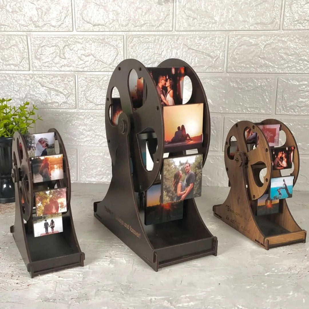 Cadeau photo de grande roue en bois, parfait pour la famille, les couples ou les cadeaux de vacances