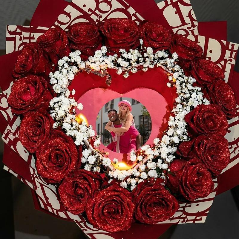 Roses scintillantes éternelles - Édition à brûler