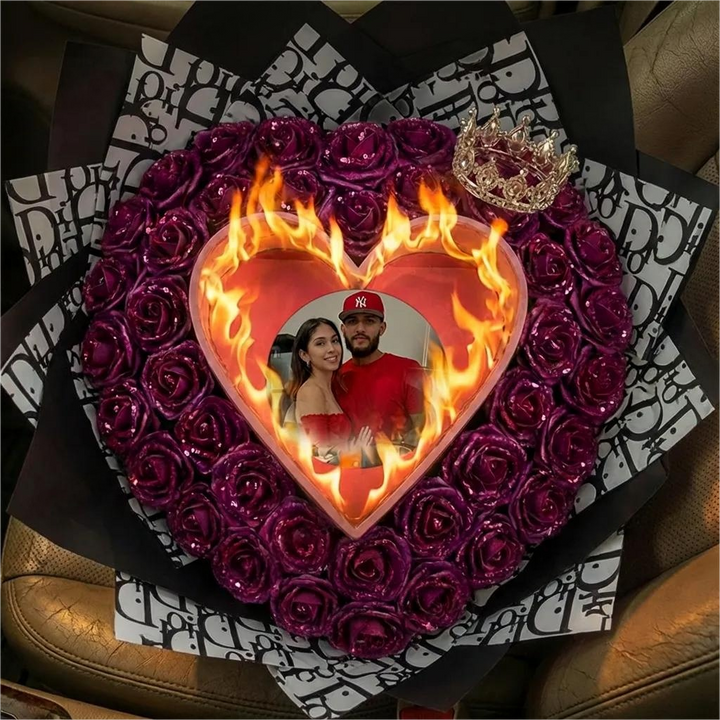 Roses scintillantes éternelles - Édition à brûler