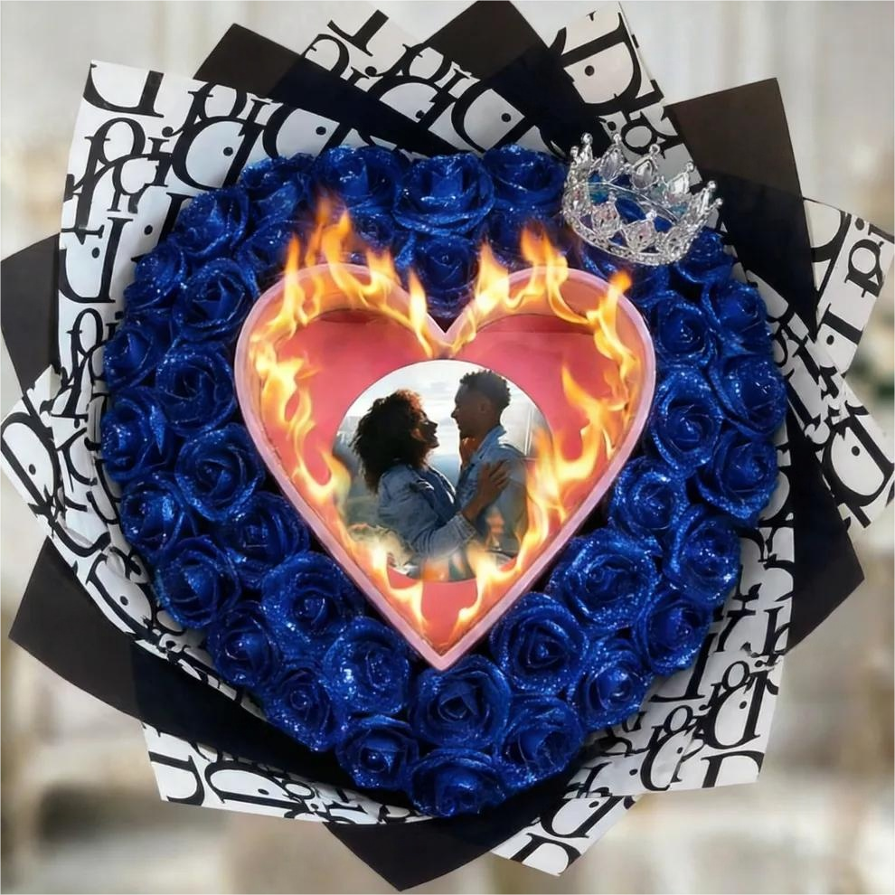 Roses scintillantes éternelles - Édition à brûler